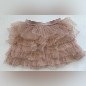 Pink fluffy Zara skirt